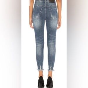 ⭐️SALE⭐️OneXOneTeaspoon Free Bird Super High Rise Skinny inner bottom zip Sz26